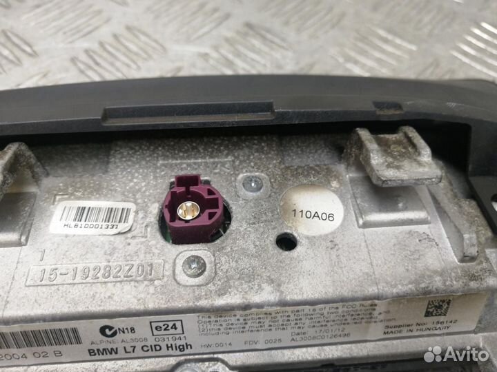 Монитор мультимедиа BMW 3 F30/F31/GT F34 2012