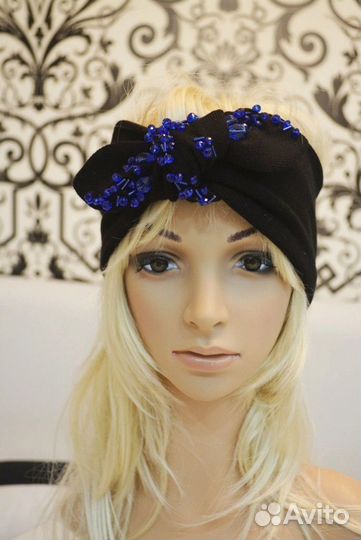 Повязки на голову дизайнеркая с декором