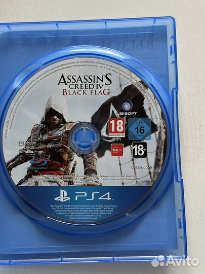 Игра Assassins Creed Back Flag PS4