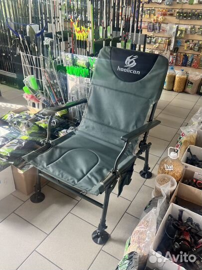 Карповое кресло с подставкой для ног