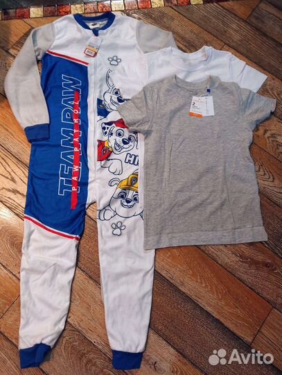 Комбинезон футболки комплект мальчик 134