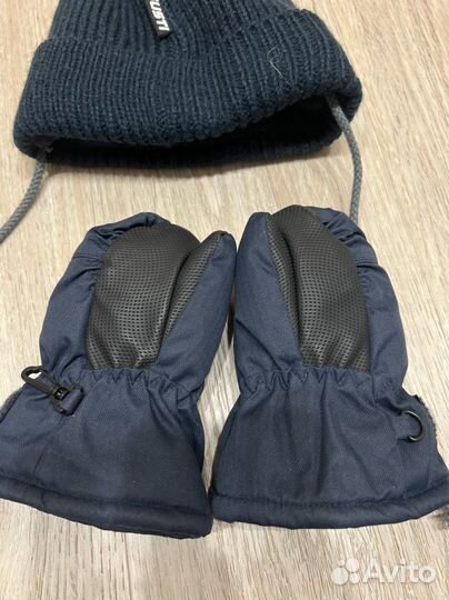 Gusti шапка варежки 12-24 (80-90)