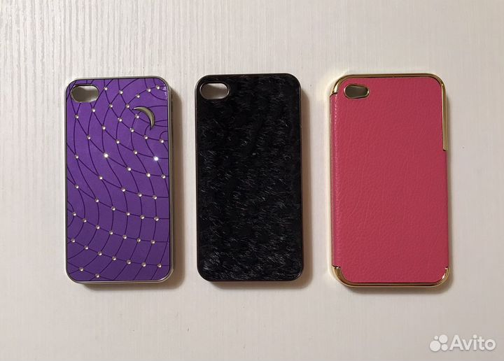 Чехол, чехол-книжка, стекло iPhone 4, айфон 4S