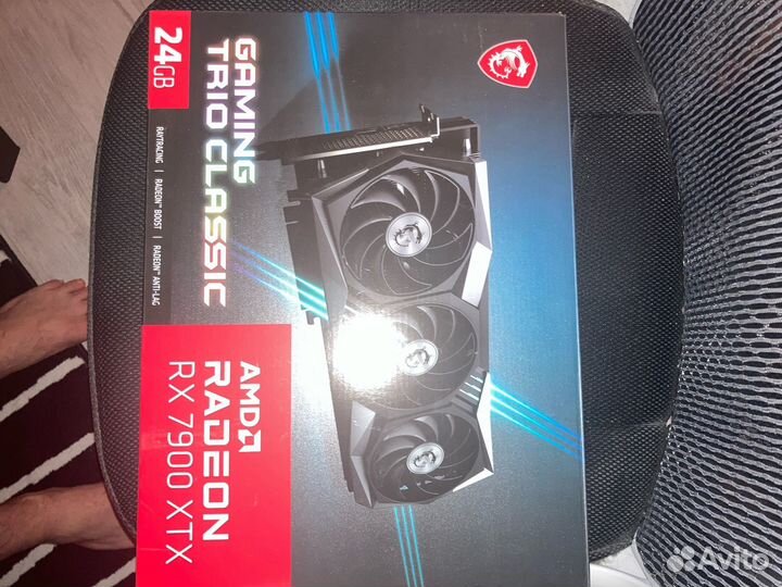 Видеокарта AMD radeon 7900 XTX MSI gaming trio