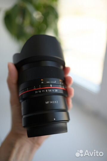 Объектив Samyang 14mm f2.8 MF Nikon Z