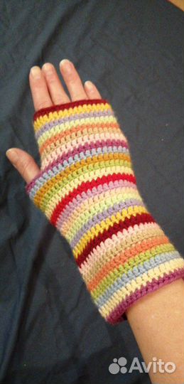 Снуд в два оборота и митенки (ручная работа)