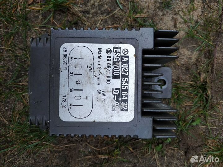 0275456432 Блок управления вентилятором w220mbs320