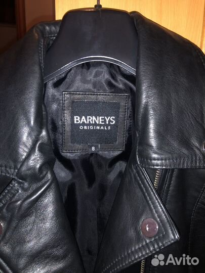 Кожаная байкерская куртка Barney’s Original