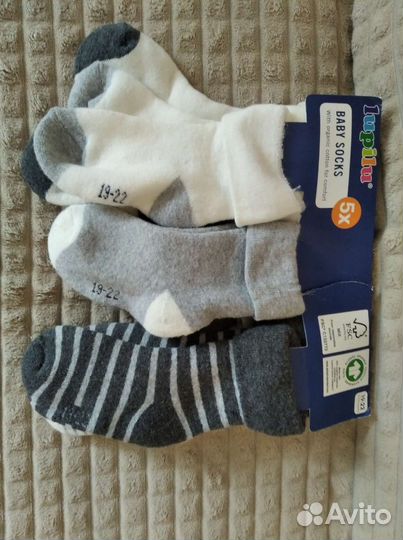 Носки (упак 5шт) махровые детские р-р 19 -22