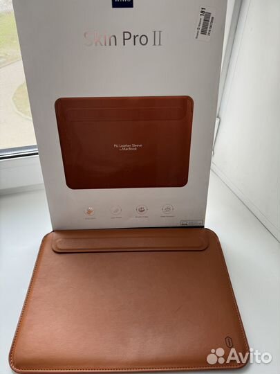 Чехол Wiwu для apple MacBook 13 кожзам