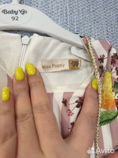 Платье для девочки 98р с сумкой новое