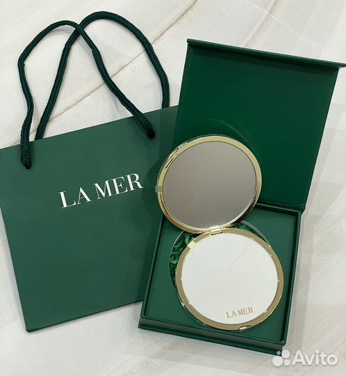 Зеркало карманное la mer, цвет золото