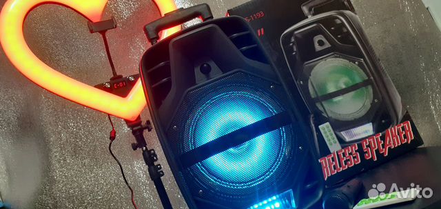 Большая колонка Speaker Big Sound Портативная Fm