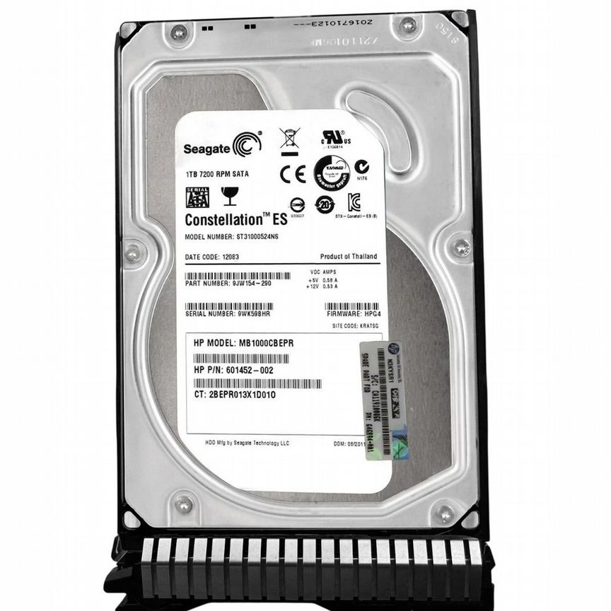 [601452-002] Жесткий Диск Hp Mb1000cbepr 1tb Sata2 3,5" Hdd 601452-002