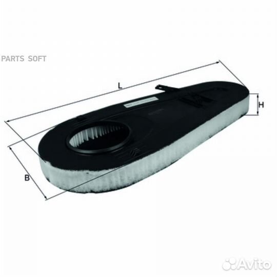 Mahle LX3598 Элемент фильтрующий воздушного фильтр