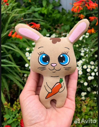 Заяц кофейные игрушки