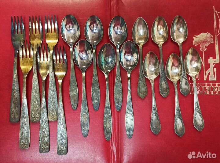 Комплект вилок, ложек мнц новые СССР