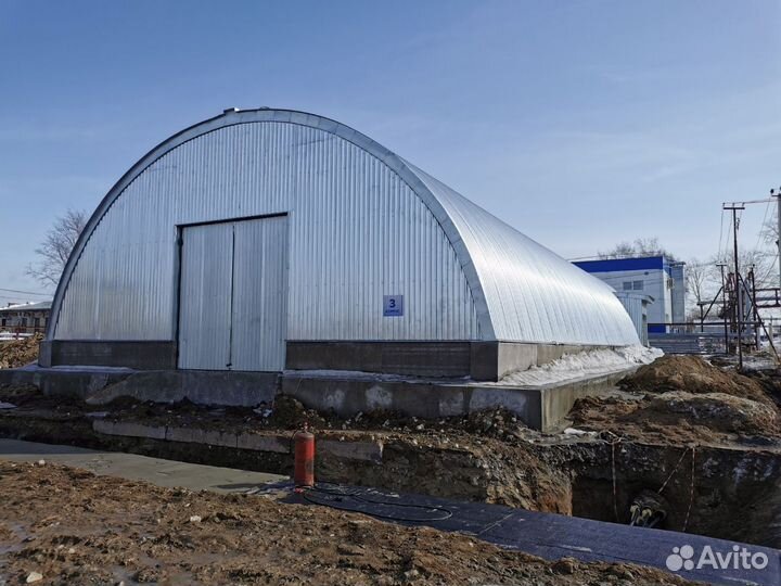 Ангар из металлоконструкций