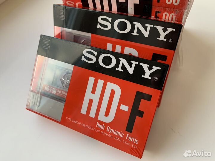 Аудиокассеты Sony HD-F 90, Original 1990, Rare