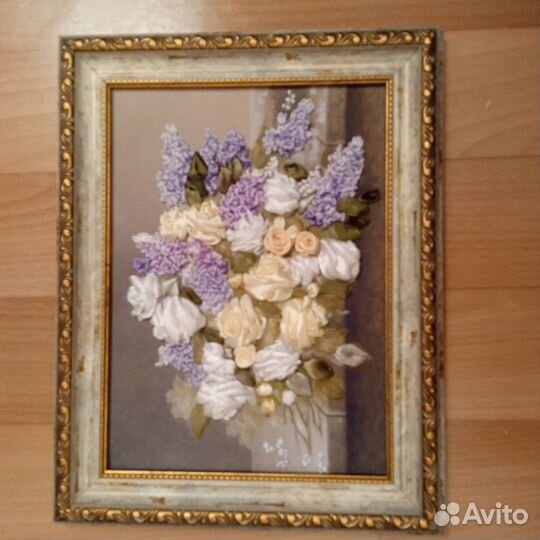 Картины вышивка лентами