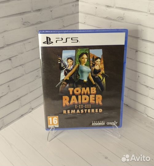 Tomb Rider I-III 1-3 Remastered PS5 диск