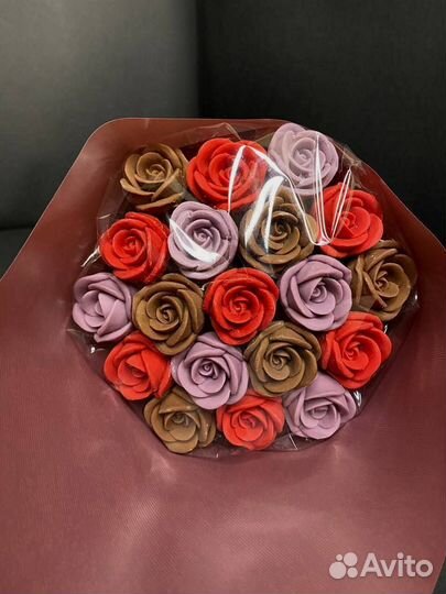 Букет - 19 Шоколадных Роз