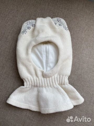 Шапка шлем зимняя для девочки