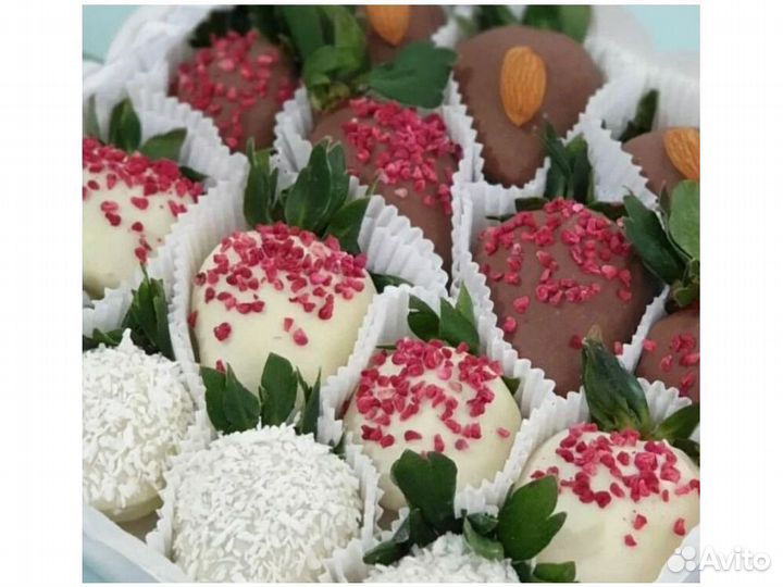 Клубника в шоколаде. Набор На Новый Год KLL-4327