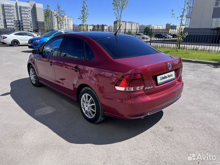 Volkswagen Polo 1.6 AT, 2016, 111 000 км