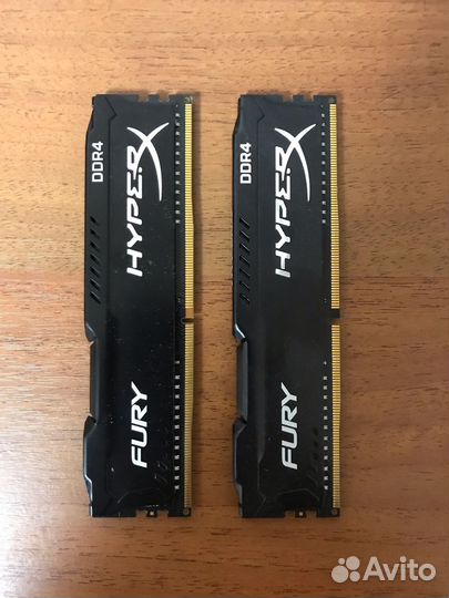 Оперативная память Kingston hyperx ddr4 2x4gb 2666