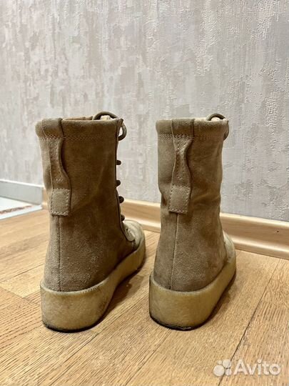 Ботинки Yeezy Season 4 Crepe Boot Taupe женские 36