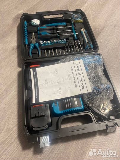 Шуруповерт makita 26v с набором