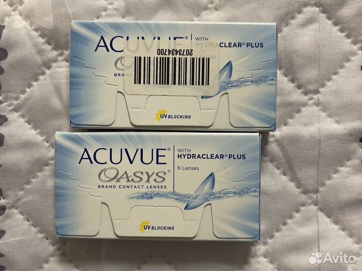 Линзы контактные acuvue oasys двухнедельные