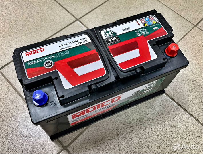 Аккумулятор Mutlu AGM 95Ah 900A на BMW