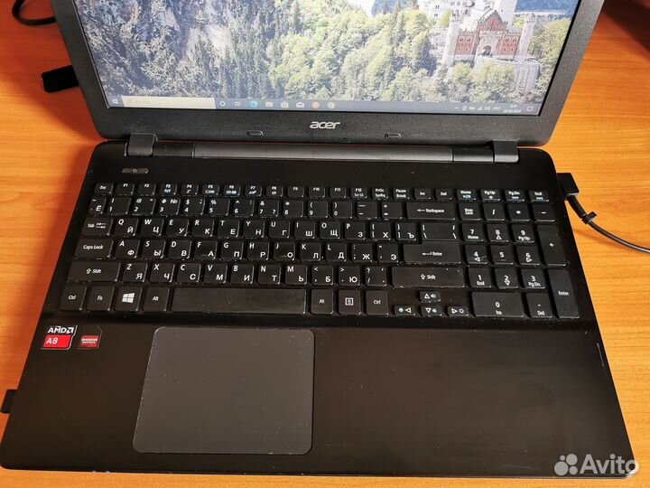 Мощный ноутбук Acer E5-521G-88VM, SSD диск