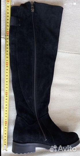 Зимние замшевые Сапоги