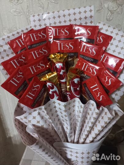 Сладкие букеты из конфет