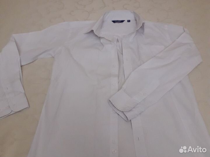 Белая рубашка для мальчика 152