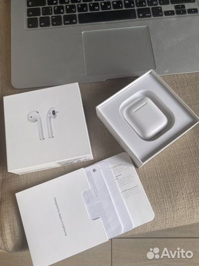 Apple Airpods наушники.Оригинал комплект