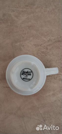 Набор кофейных чашек на подставке