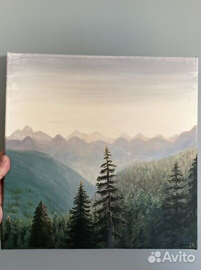 Картина акрилом 