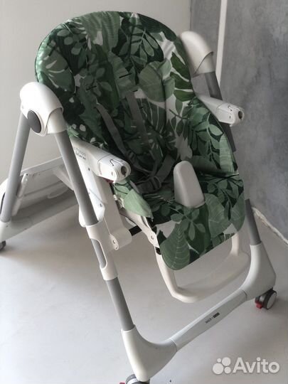 Стулчик 3в1 на колесах peg perego с мягкой дугой