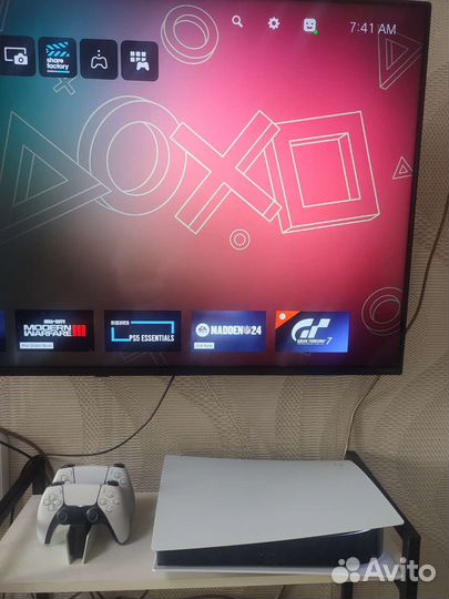 Sony PS5 DE (EU), 2 контр., заряд., PS plus, игры