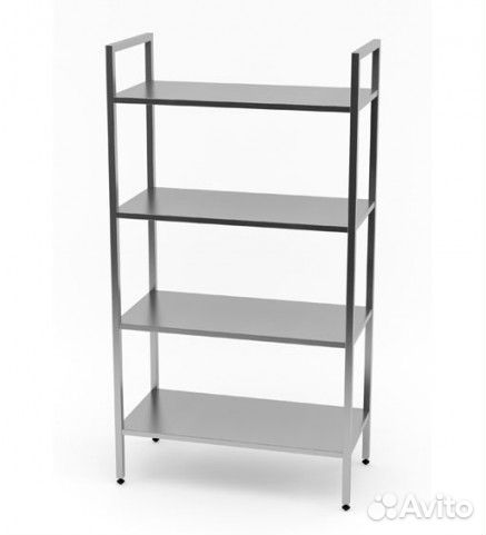 Стеллажи, полки и тележки из нержавейки