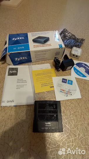 Двухдиапазонный adsl2+ модем zyxel P660RT2