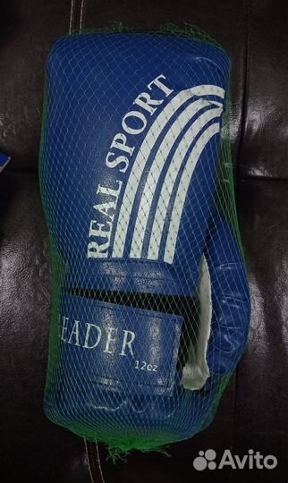Перчатки боксерские Leader Real Sport 6,8,12 oz