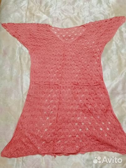 Вязанное платье женское летнее