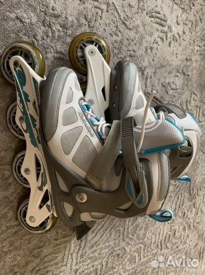 Ролики rollerblade macroblade один раз одеты