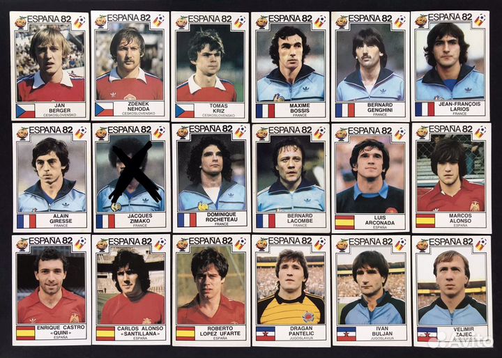 Panini наклейки World Cup Espana 1982 - на выбор