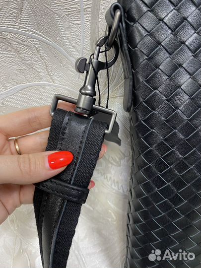 Сумка мужская Bottega Veneta кожаная